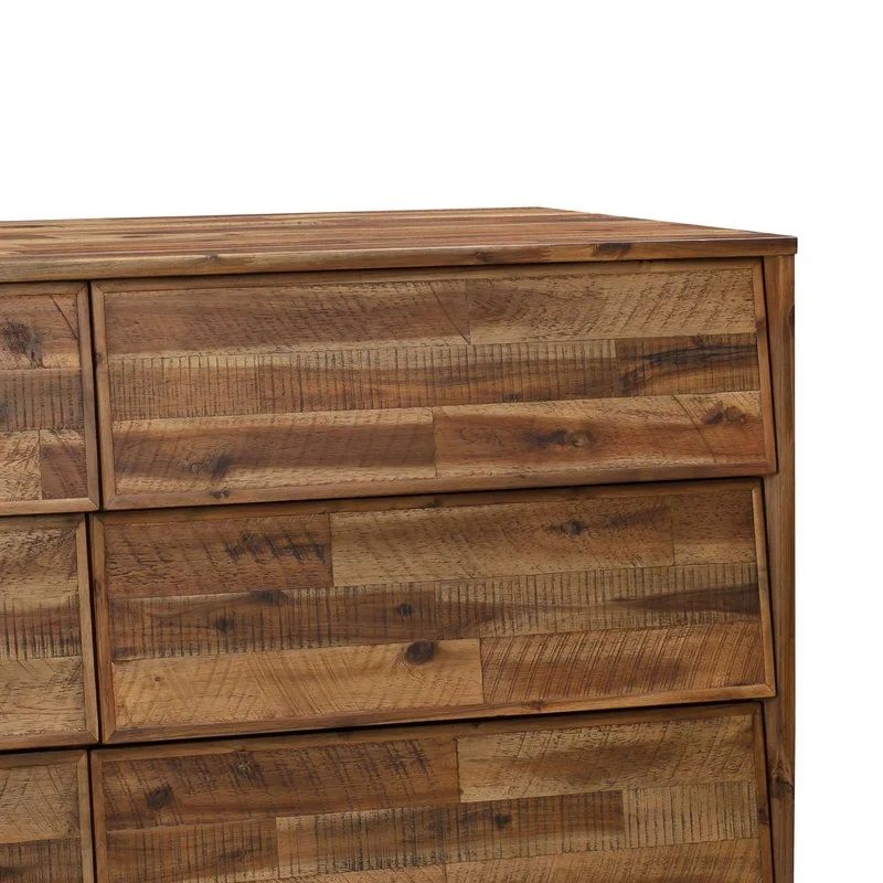 Austin 6 Drawer Solid Wood Standard Dresser and Chest thumbnail 4