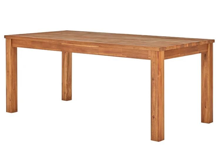 Yokum Acacia Solid Wood Dining Table thumbnail 3