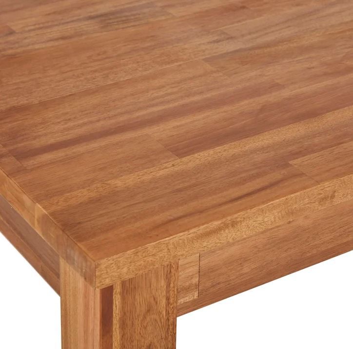 Yokum Acacia Solid Wood Dining Table thumbnail 4