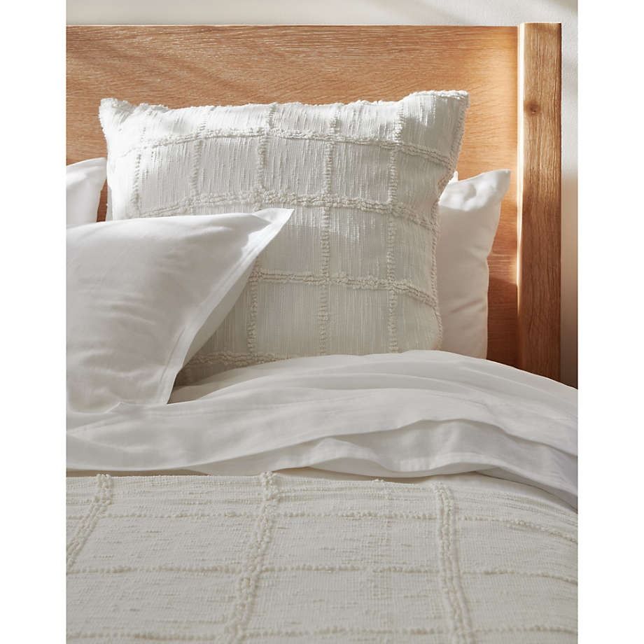 Chalet Textured White Cotton King Coverlet thumbnail 4