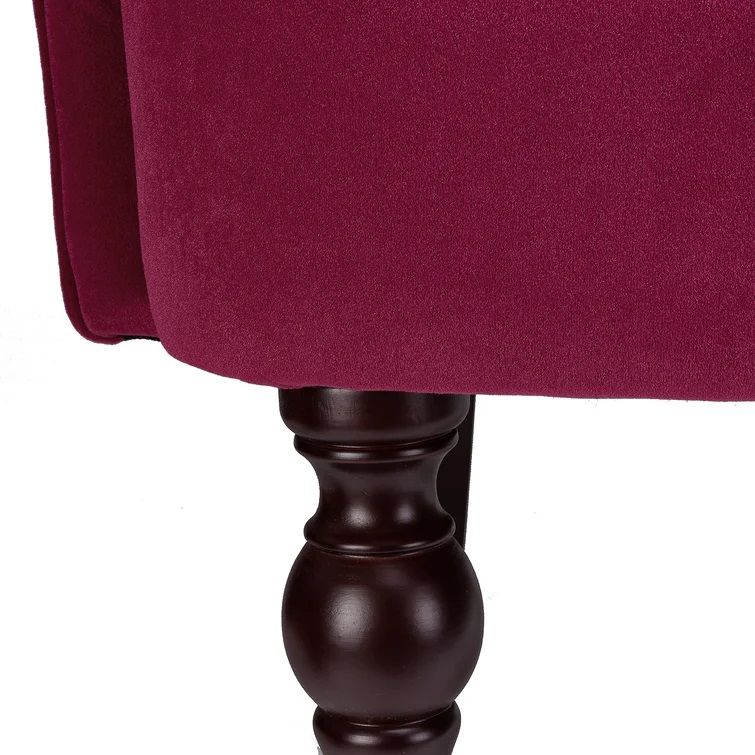 Didonato Wide Tufted Velvet Armchair thumbnail 3