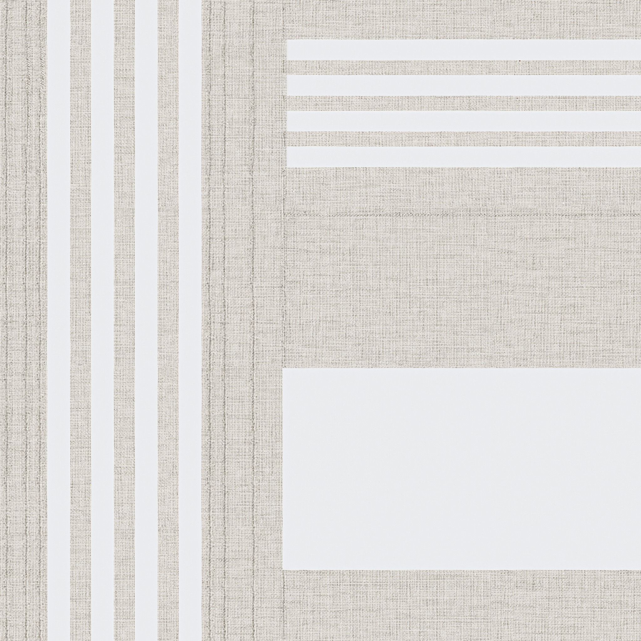 Flit Pieced Grey Stripe Throw Pillow Cover No Insert 20"x20" thumbnail 5