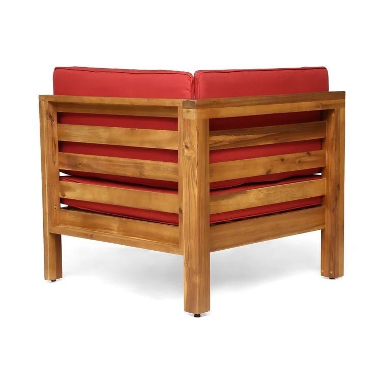 Wide Outdoor Symmetrical Patio Sectional with Cushions thumbnail 4