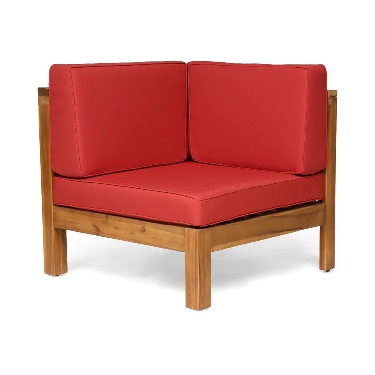 Wide Outdoor Symmetrical Patio Sectional with Cushions thumbnail 7