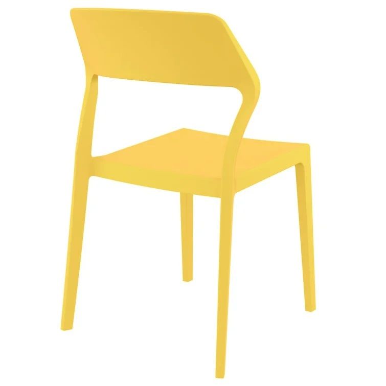 Annis Stacking Patio Dining Side Chair Set of 2 thumbnail 2