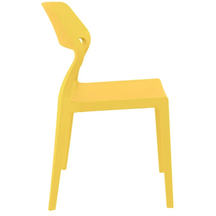 Annis Stacking Patio Dining Side Chair Set of 2 thumbnail 3