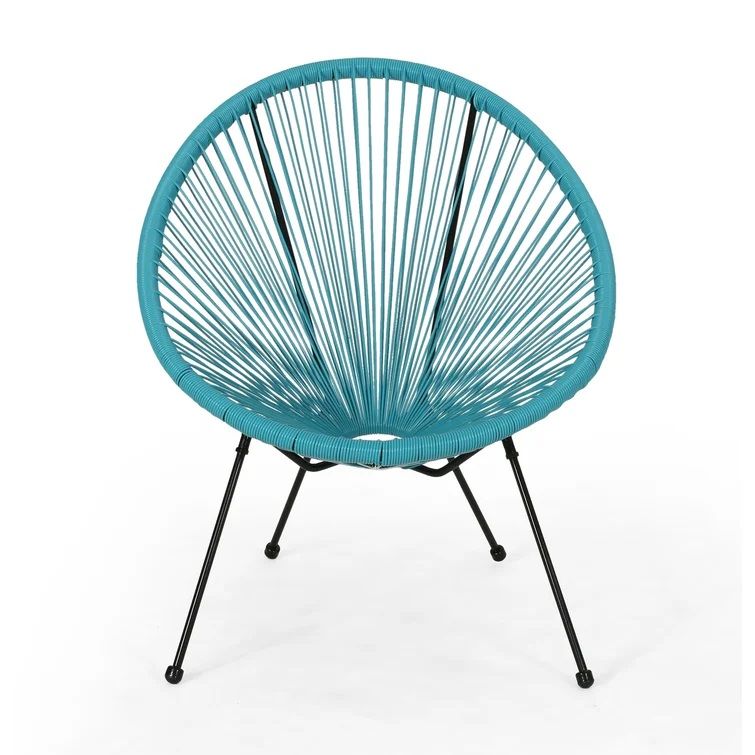 Englewood Outdoor Hammock Weave Patio Chair Set of 2 thumbnail 3