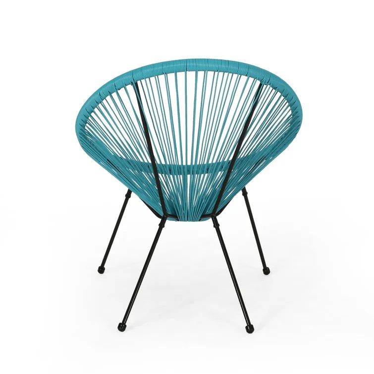 Englewood Outdoor Hammock Weave Patio Chair Set of 2 thumbnail 6