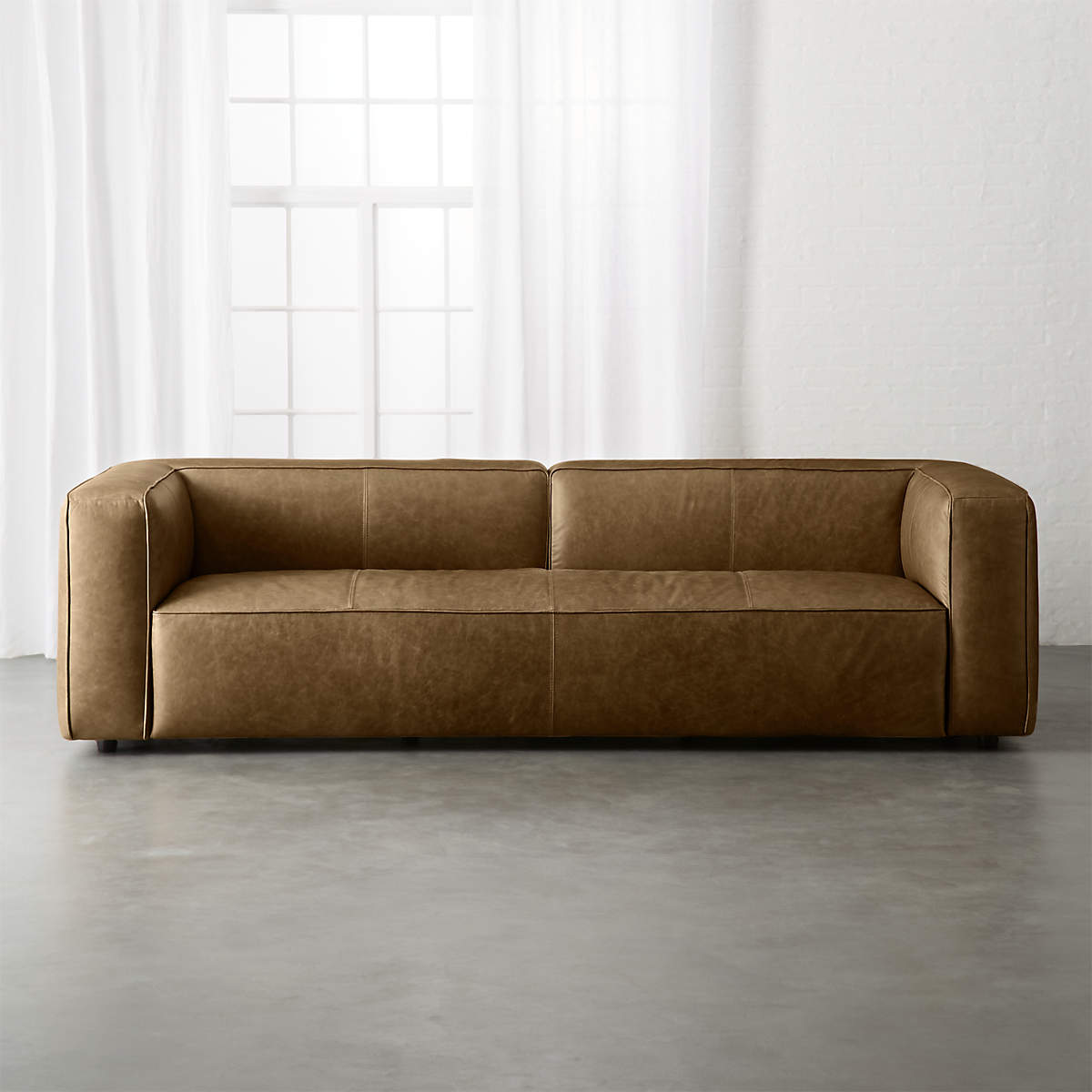 Lenyx Leather Extra Large Sofa thumbnail 2