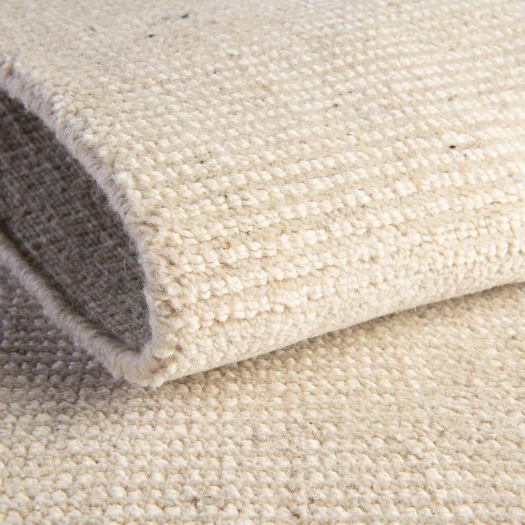 Hand-Knotted Wool Area Rug in Vanilla Bean-10'x10' thumbnail 3
