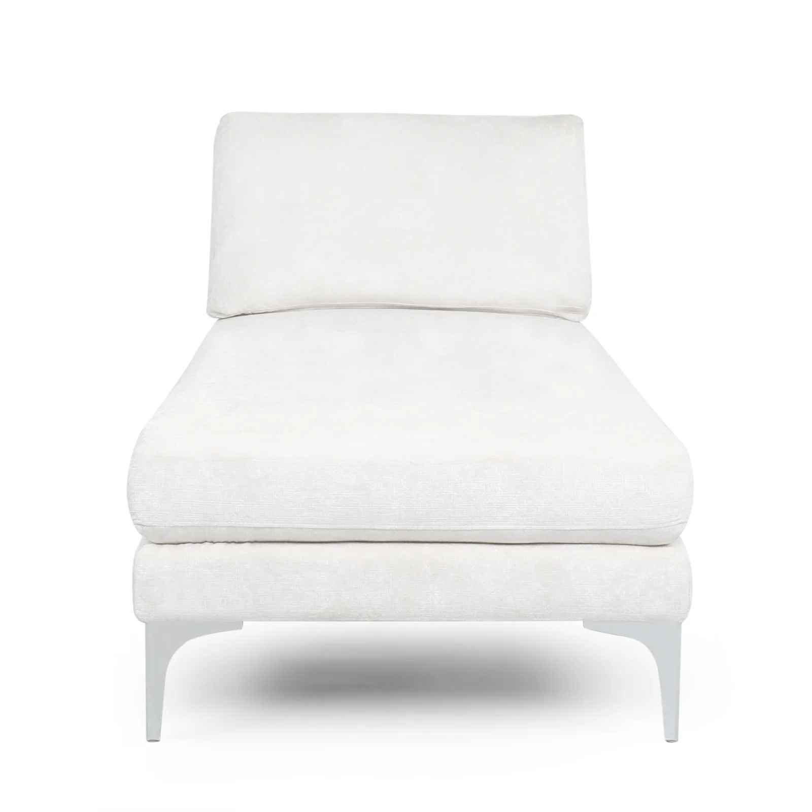 Tufted Armless Chaise Lounge thumbnail 3