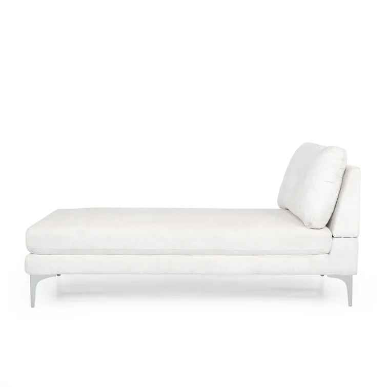 Tufted Armless Chaise Lounge thumbnail 4