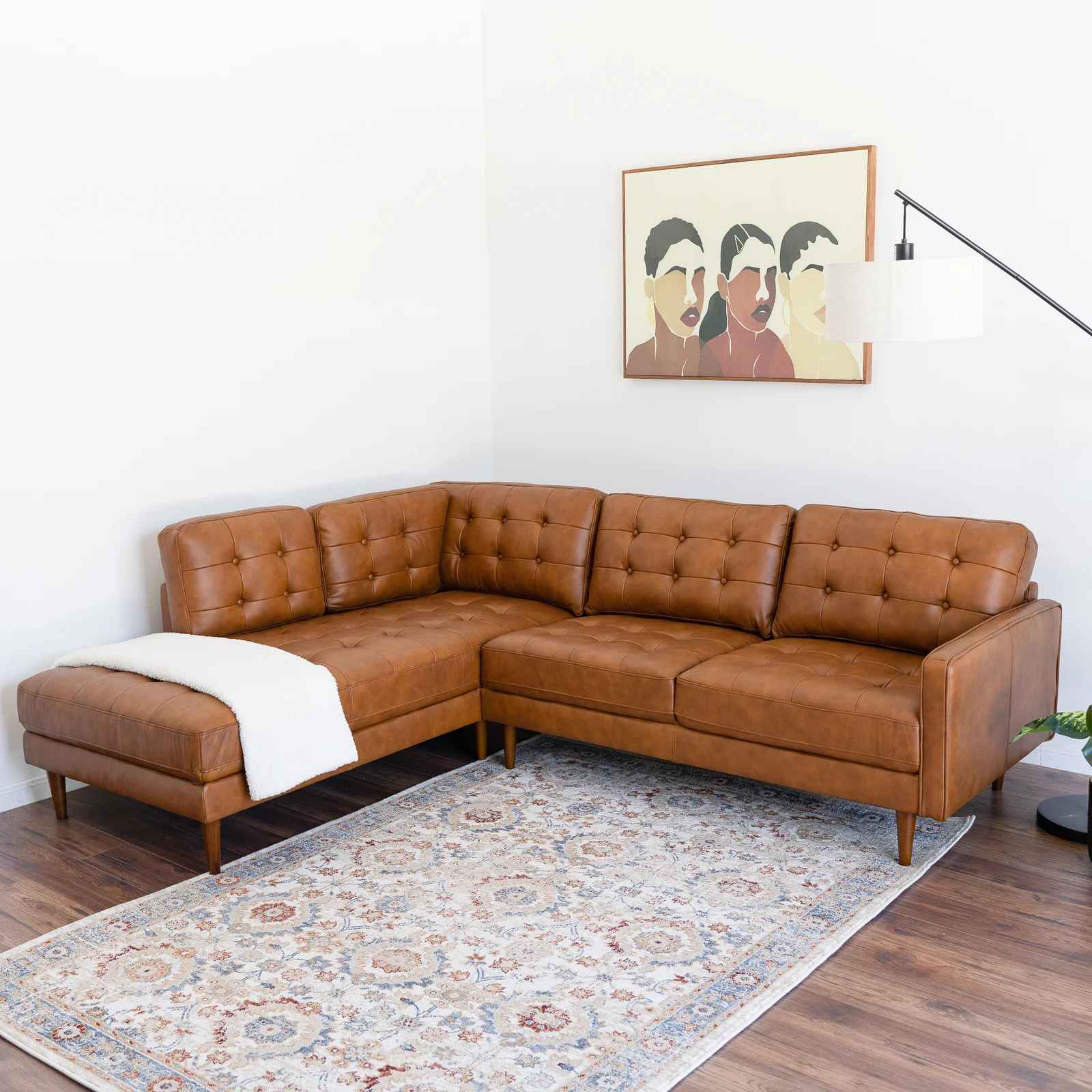 Ahumada Genuine Leather Sofa and Chaise thumbnail 4