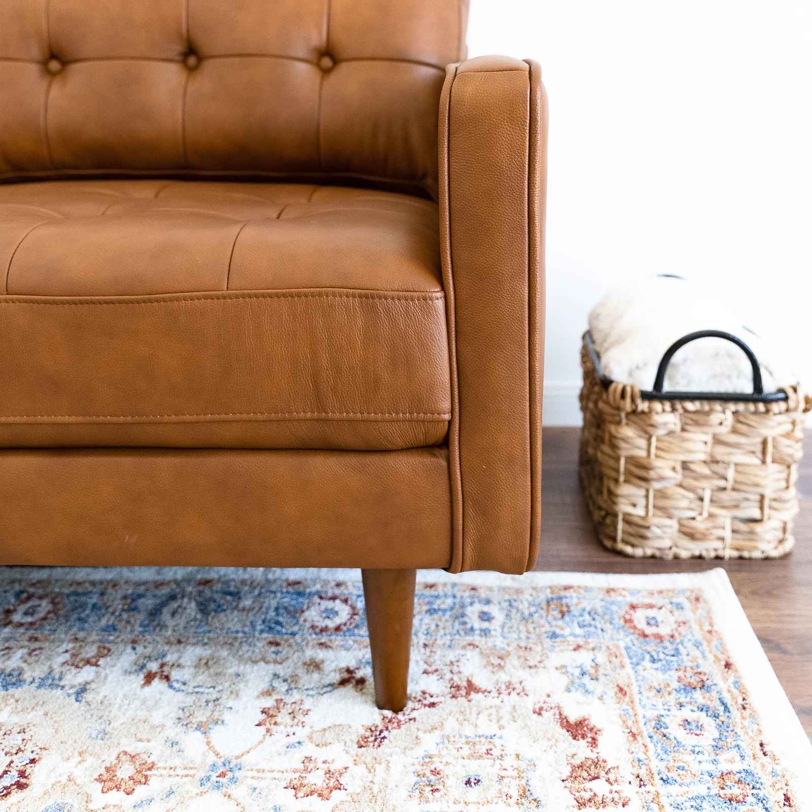 Ahumada Genuine Leather Sofa and Chaise thumbnail 6