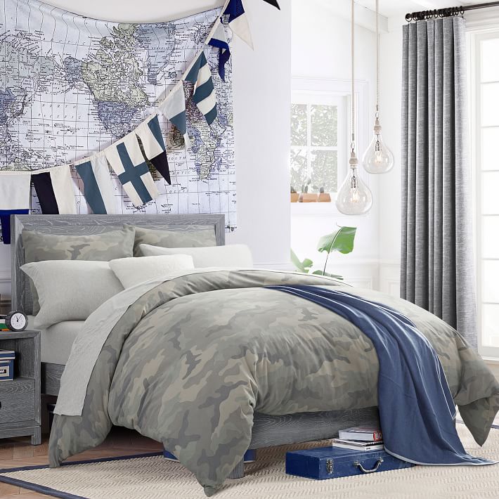 Camo Organic Duvet Cover-Twin thumbnail 4