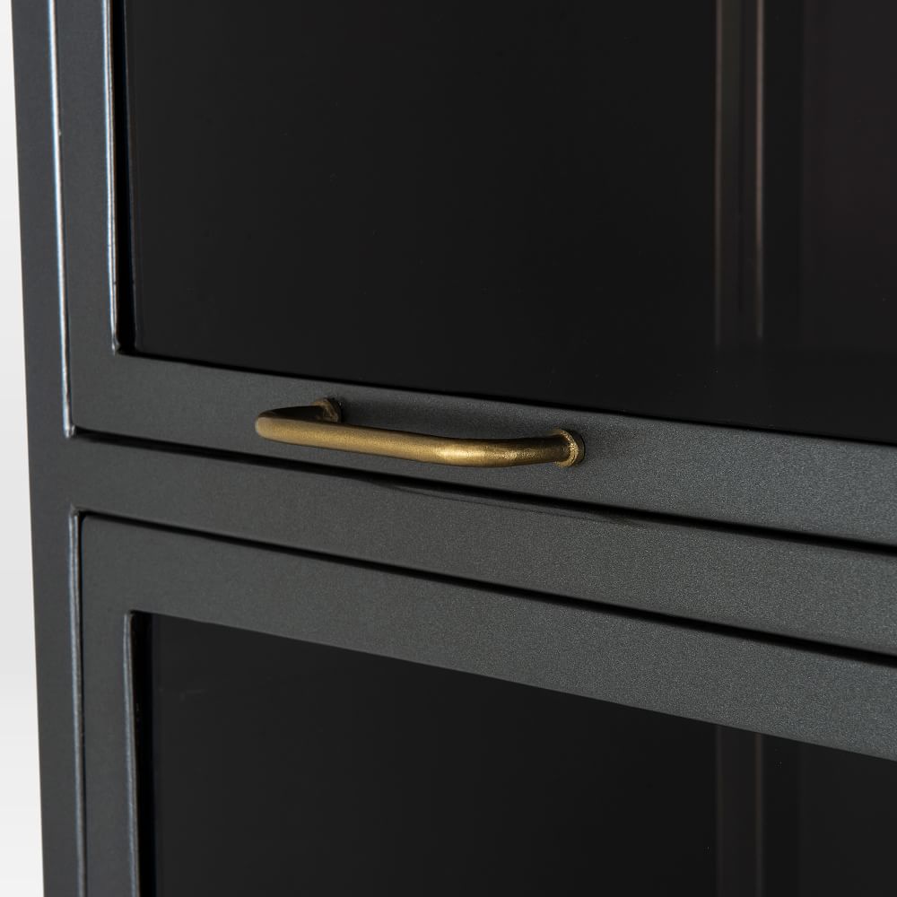 Iron Glass Tall Barrister Cabinet thumbnail 4