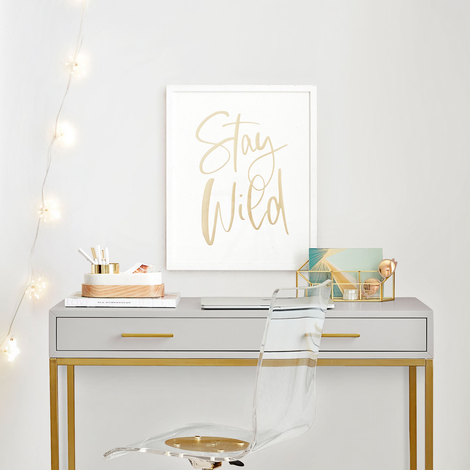 Minted Stay Wild Art With Frame-16"x20" thumbnail 2