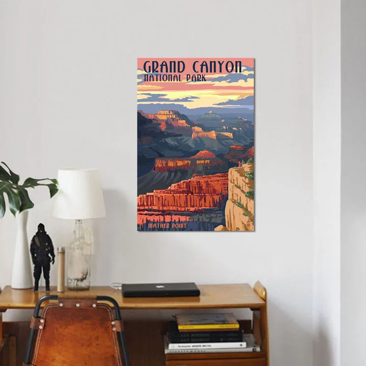 Grand Canyon National Park Wrapped Canvas 18"x12" thumbnail 2
