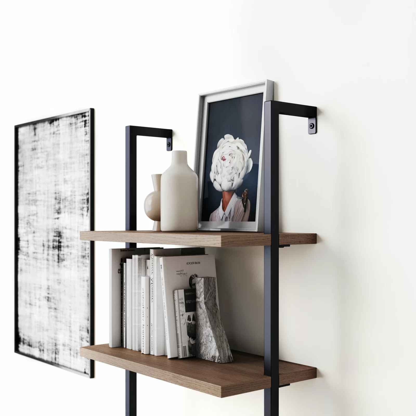 Kanissa Steel Ladder Bookcase thumbnail 3