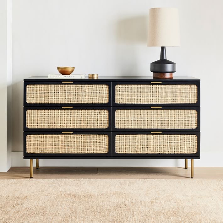 Ida Woven 6 Drawer Dresser thumbnail 2