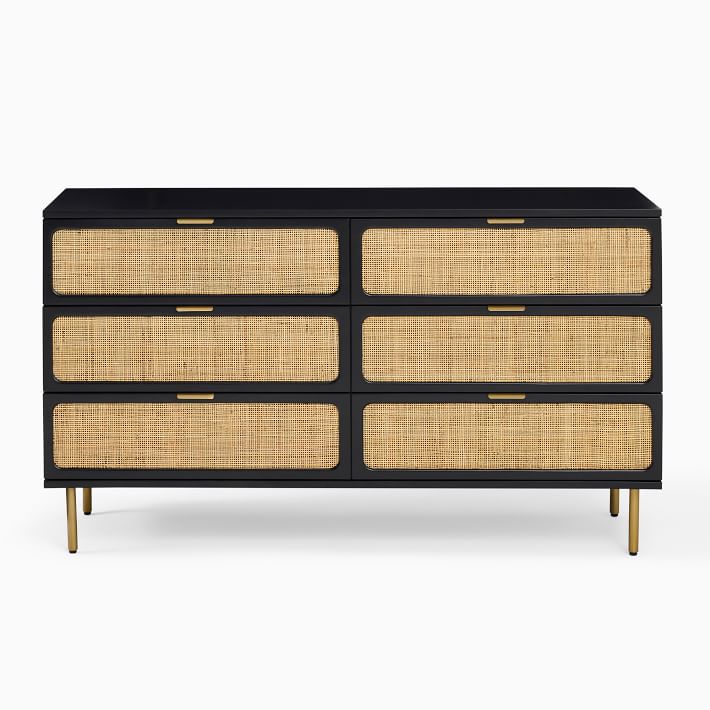 Ida Woven 6 Drawer Dresser thumbnail 3