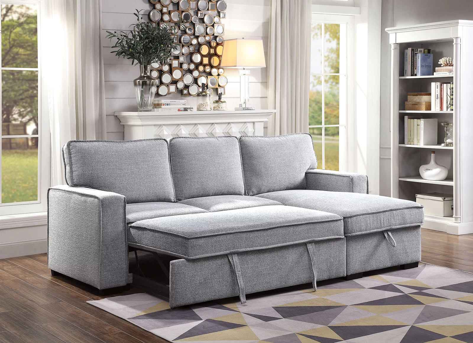 Varinder Reversible Sleeper Sofa and Chaise thumbnail 3