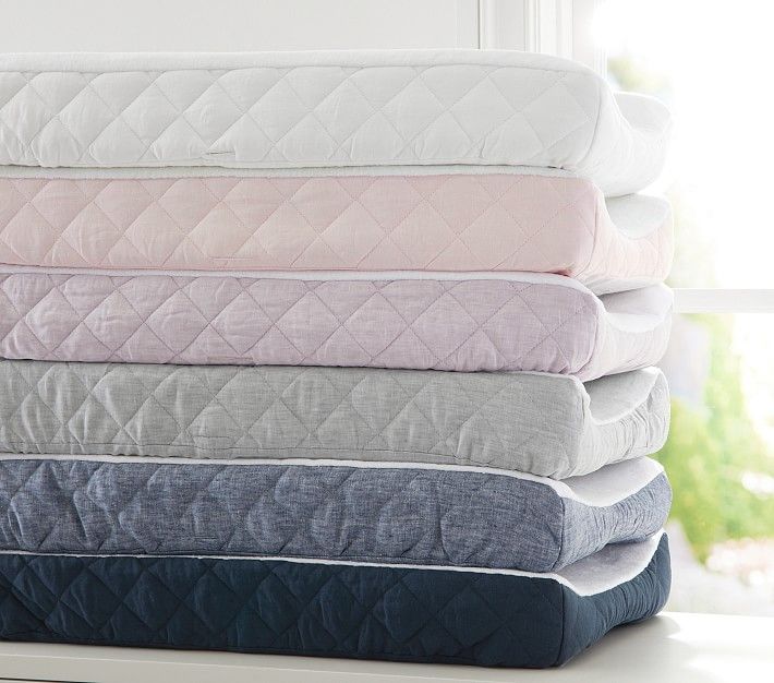 Belgian Flax Linen Terry Changing Pad thumbnail 2