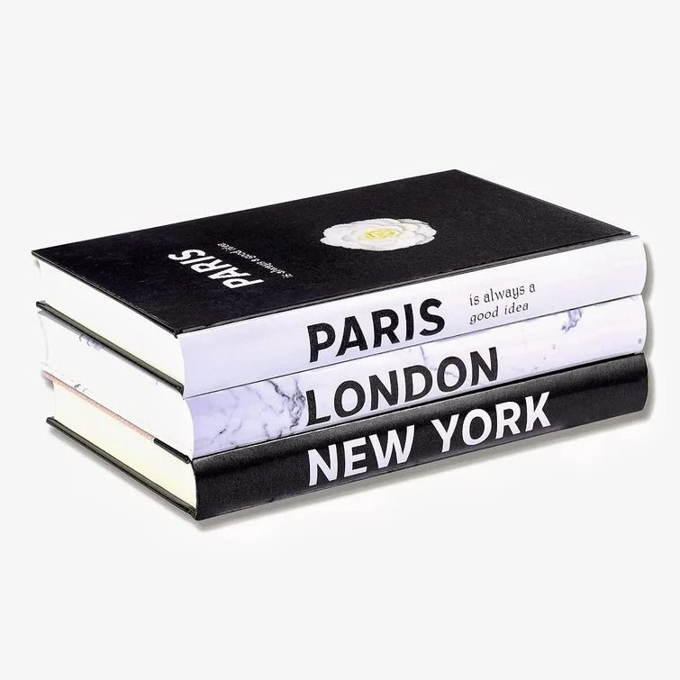 3 Piece Kitson Fashion Decorative Book Set (Set of 3) thumbnail 3