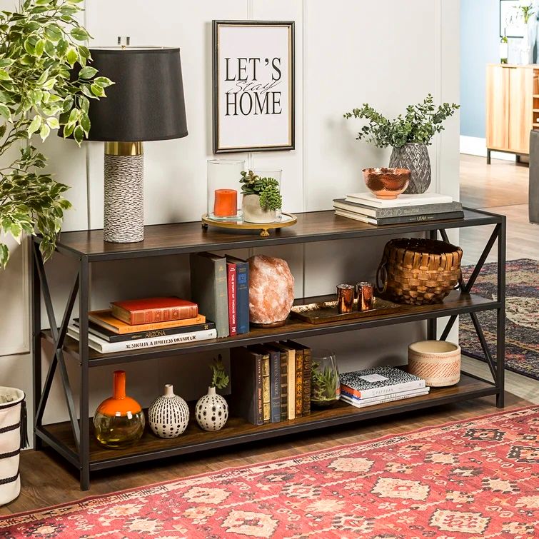 Eulas Steel Etagere Bookcase thumbnail 5