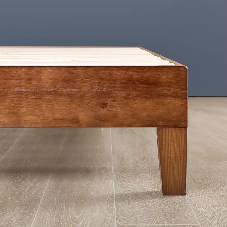 Harney Solid Wood Low Profile Platform Bed thumbnail 2