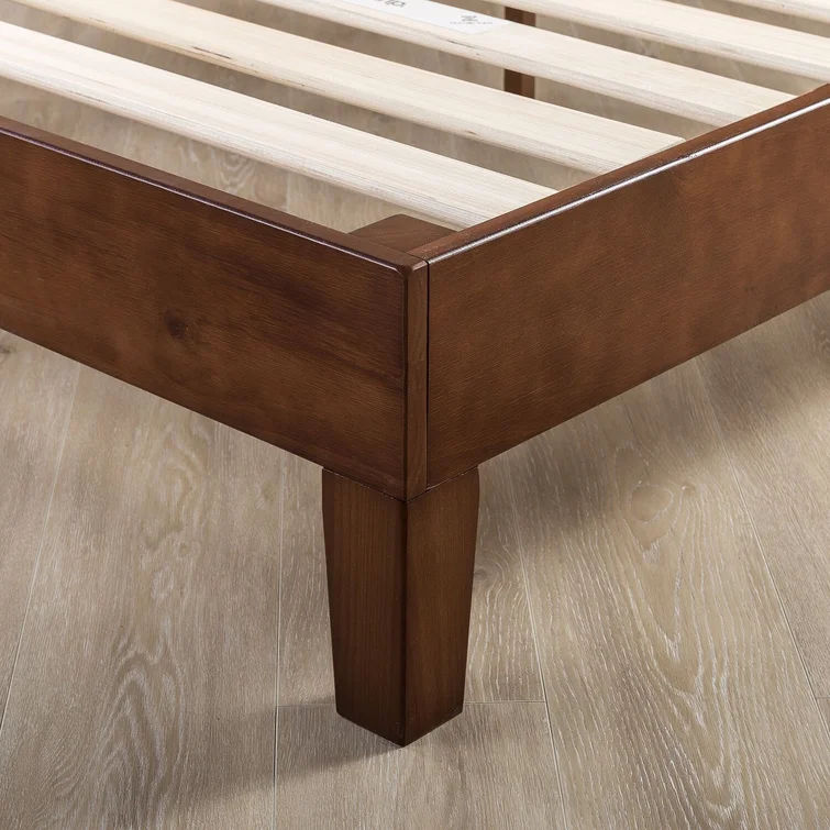 Harney Solid Wood Low Profile Platform Bed thumbnail 4