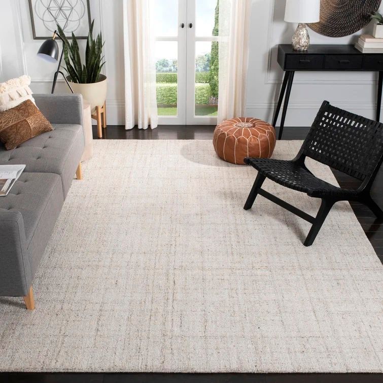 Gaten Handmade Tufted Area Rug in Ivory-9'x12' thumbnail 2