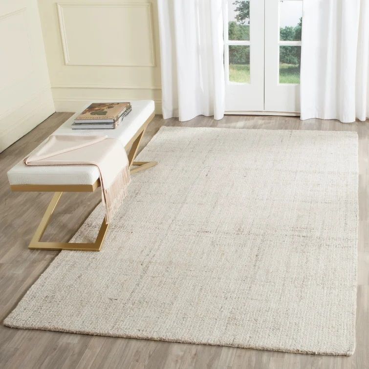 Gaten Handmade Tufted Area Rug in Ivory-9'x12' thumbnail 4