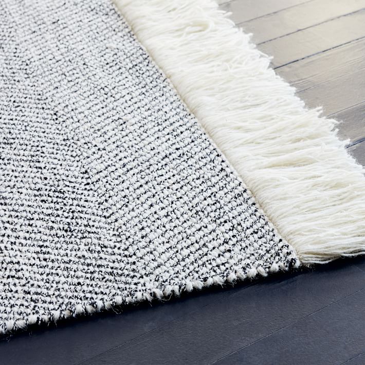 Tweed Flatweave Dhurrie Rug-5'x8' thumbnail 3