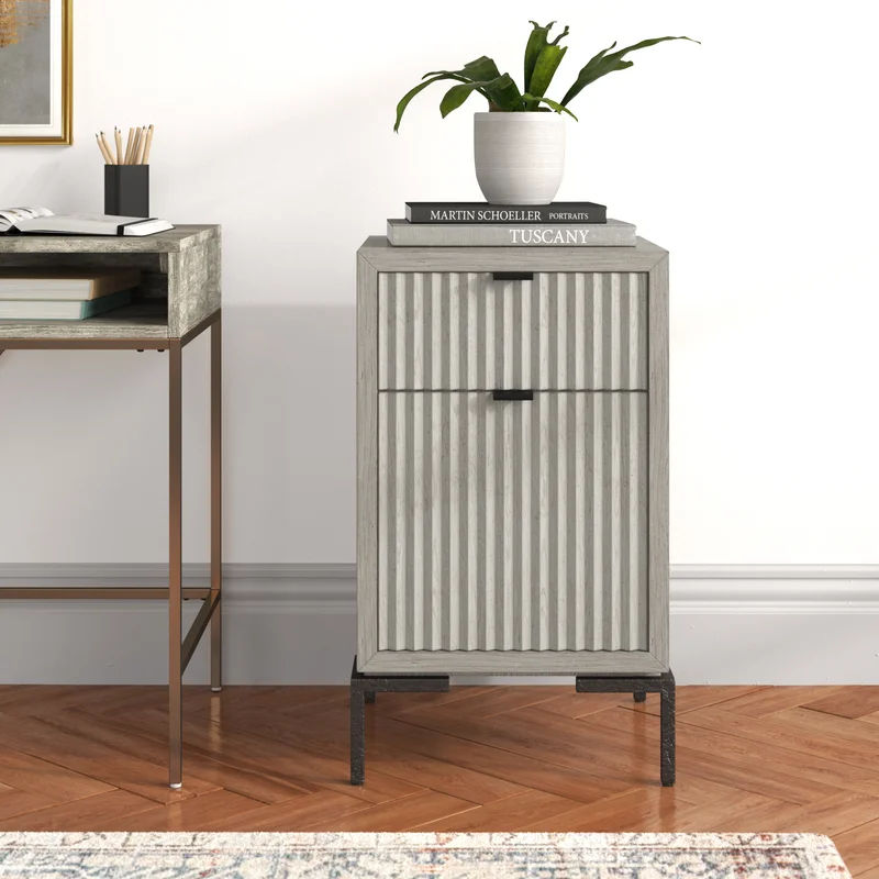 Tabitha 2 Drawer Vertical Filing Cabinet thumbnail 2