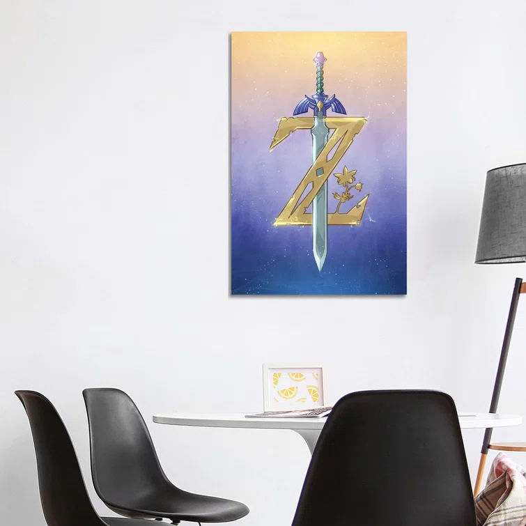 Zelda Wrapped Canvas Graphic Art No Frame 40"x26" thumbnail 2