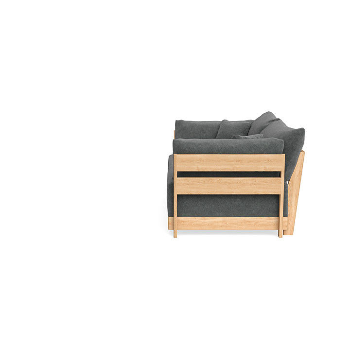 Modular Bondi 2 Seater Sofa in Chimney Gray thumbnail 5
