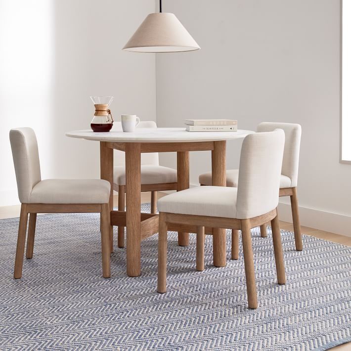 Hargrove Round Marble Dining Table thumbnail 2