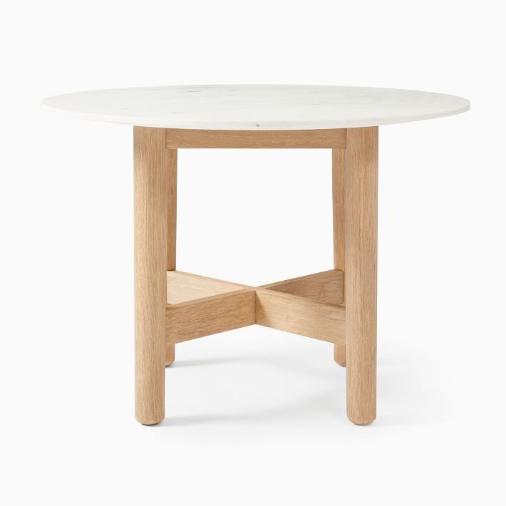 Hargrove Round Marble Dining Table thumbnail 3