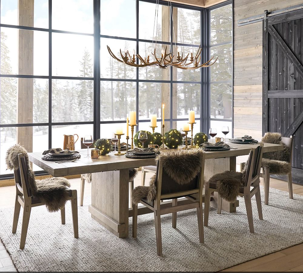 Faux Antler Linear Chandelier thumbnail 6