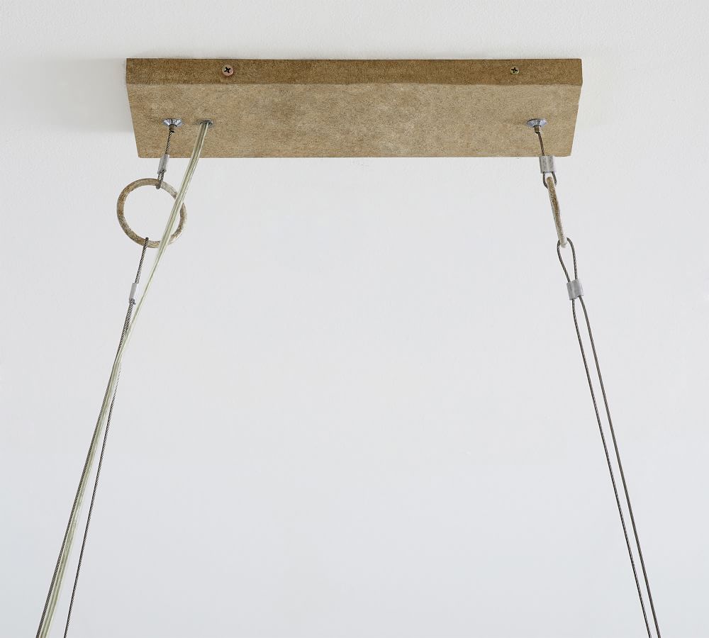 Faux Antler Linear Chandelier thumbnail 4