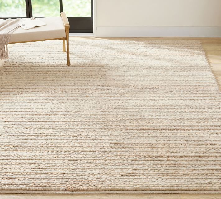 Chunky Braided Sweater Wool Jute Rug 9'x12' thumbnail 3
