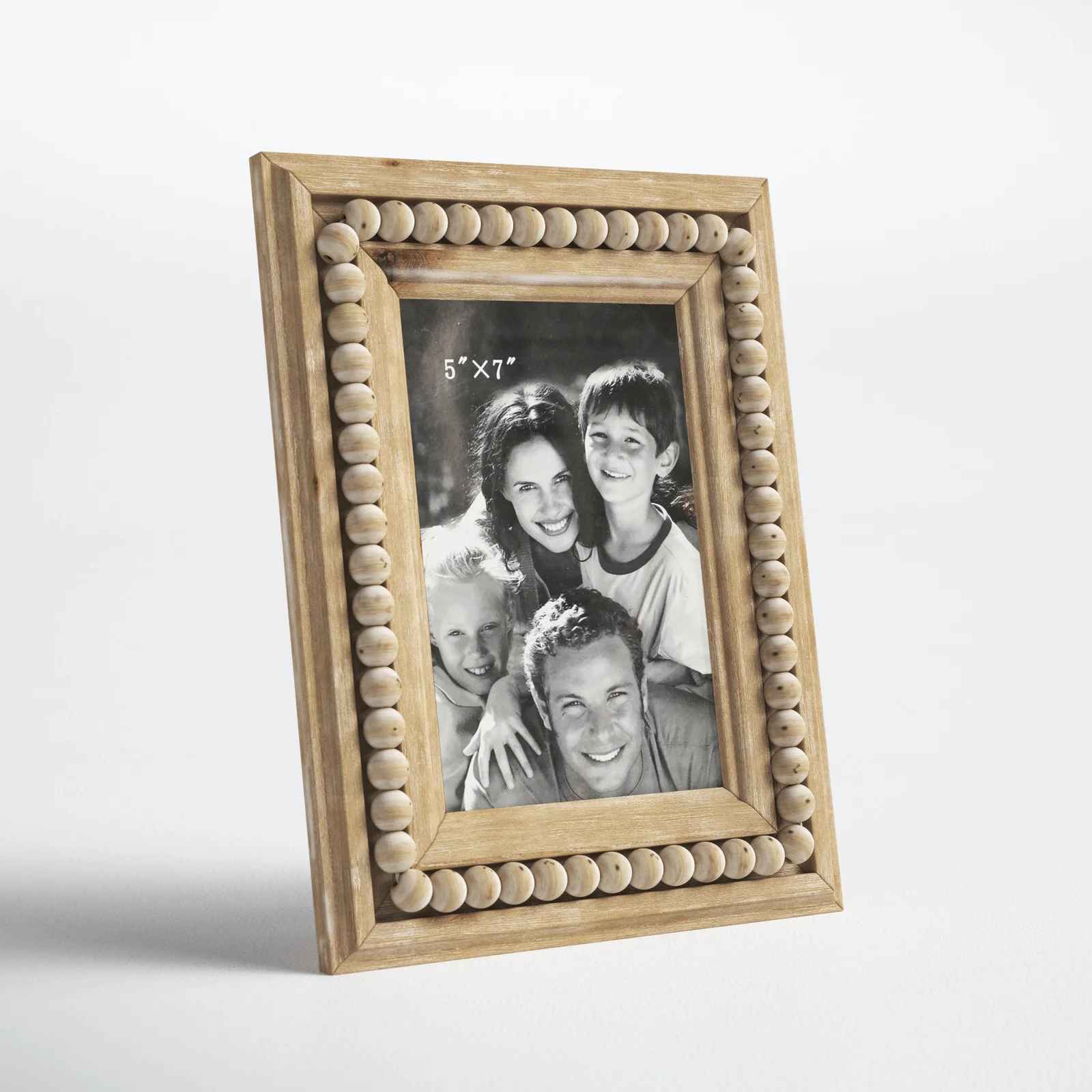Tate Wood Single Picture Frame in Light Brown With Frame-5"x7" thumbnail 3