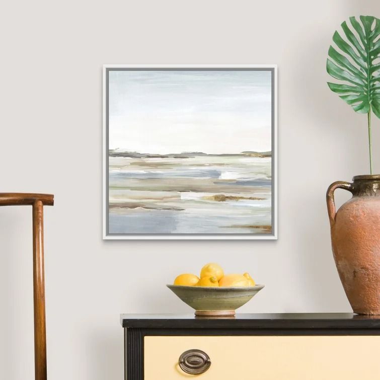 Vastness II Painting on Canvas With Frame 22"x22" thumbnail 2