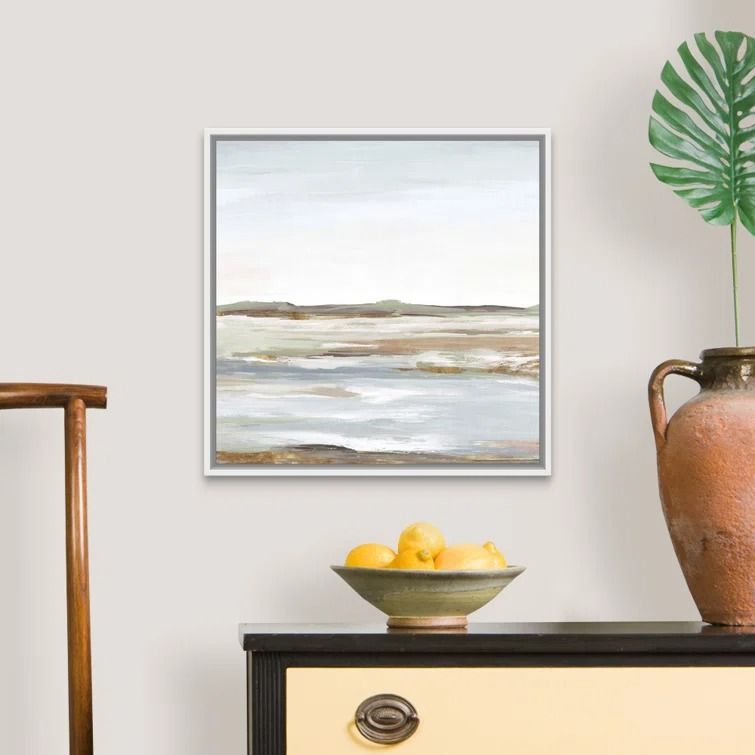 Vastness I Painting on Canvas With Frame 22"x22" thumbnail 2