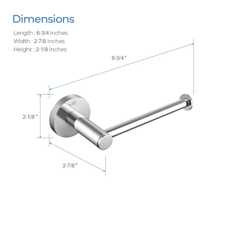 KBA1402CH Wall Mount Toilet Paper Holder thumbnail 7