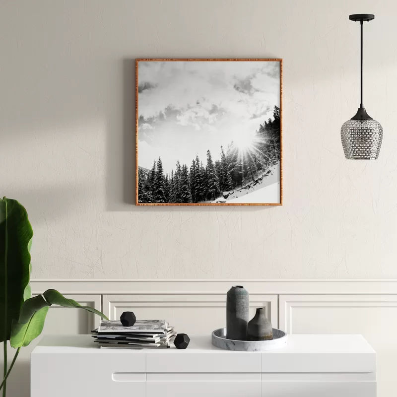 Mountain by Bird Wanna Whistle with frame-30"x30" thumbnail 2