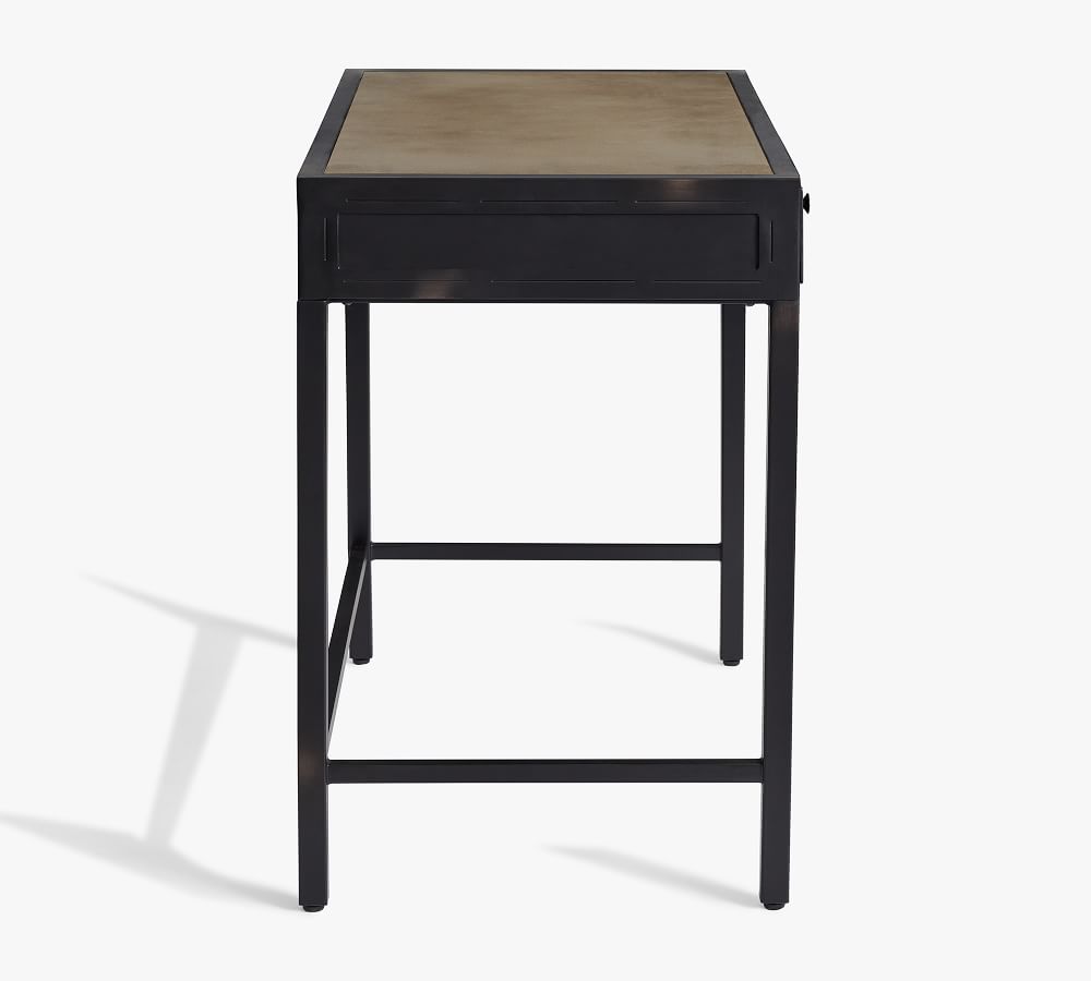 Flynn Metal Writing Desk with Drawer thumbnail 4