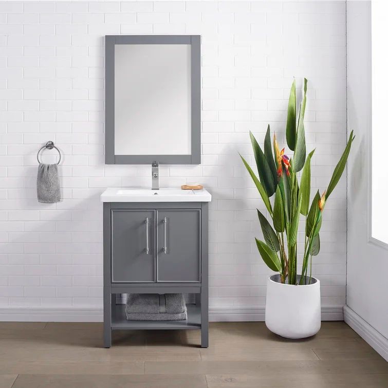 Jewell Single Bathroom Vanity Set thumbnail 3