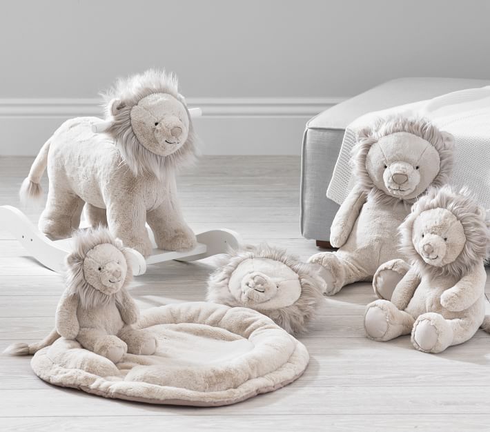 Taupe Lion Critter Plush thumbnail 2